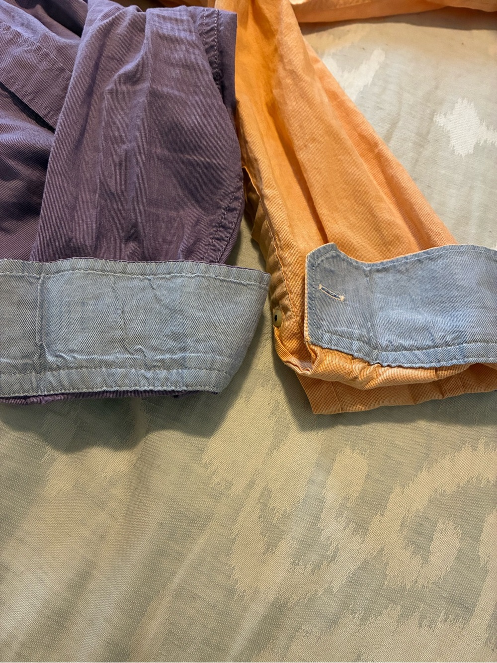 Banana Republic Men’s Button-Down Shirt — Peach and Lavender bundle. GET BOTH - Picture 9 of 9